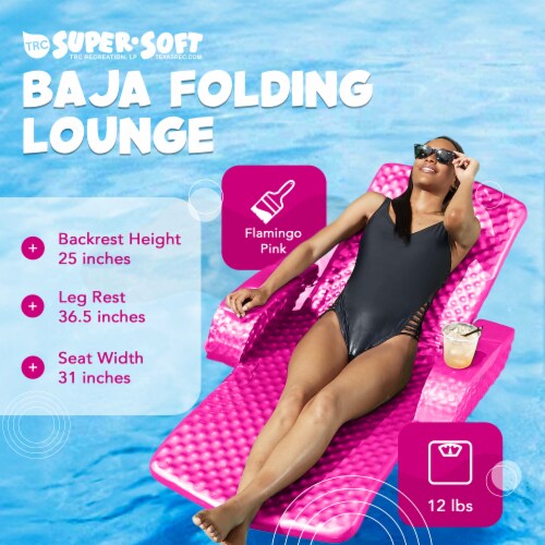 TEXAS REC SUPER SOFT ADJUSTABLE RECLINER FLAMINGO PINK