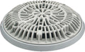 GUNITE MAIN DRAIN WHITE LID AND FRAME