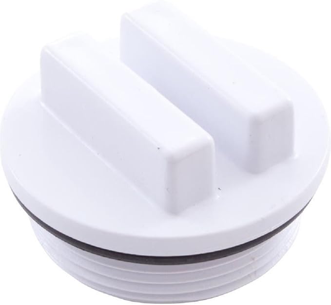 CMP PLUG W/ORING WHITE 1.5"