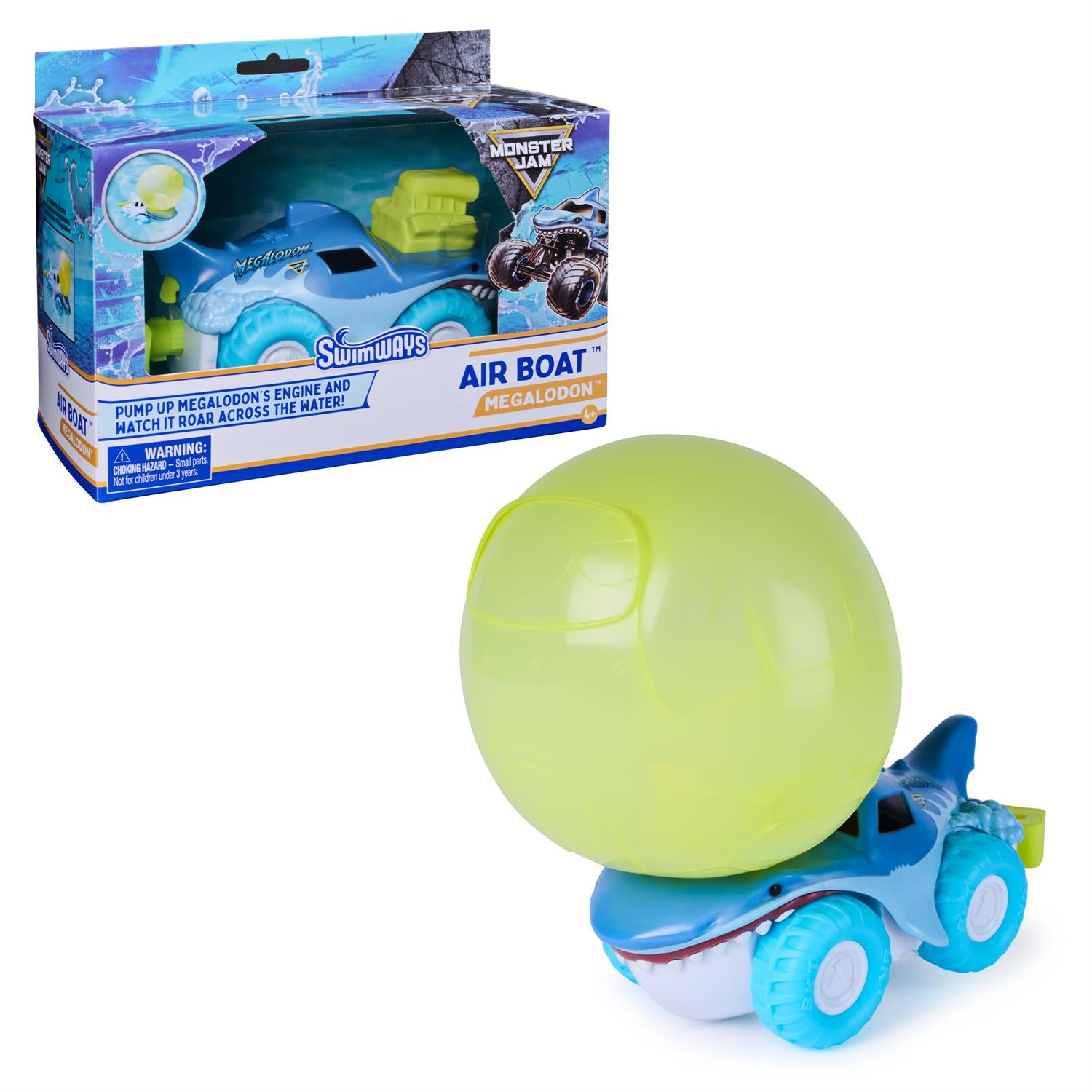 MONSTER JAM MEGLADON AIR BOAT