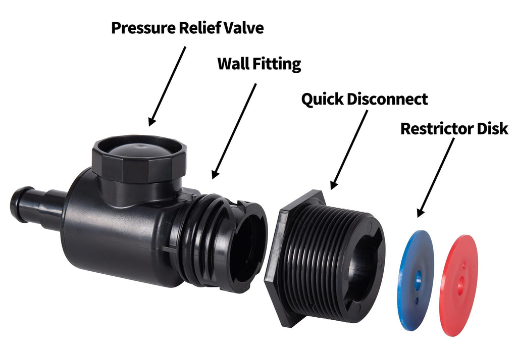 CMP UWF CONNECTOR IN BLACK