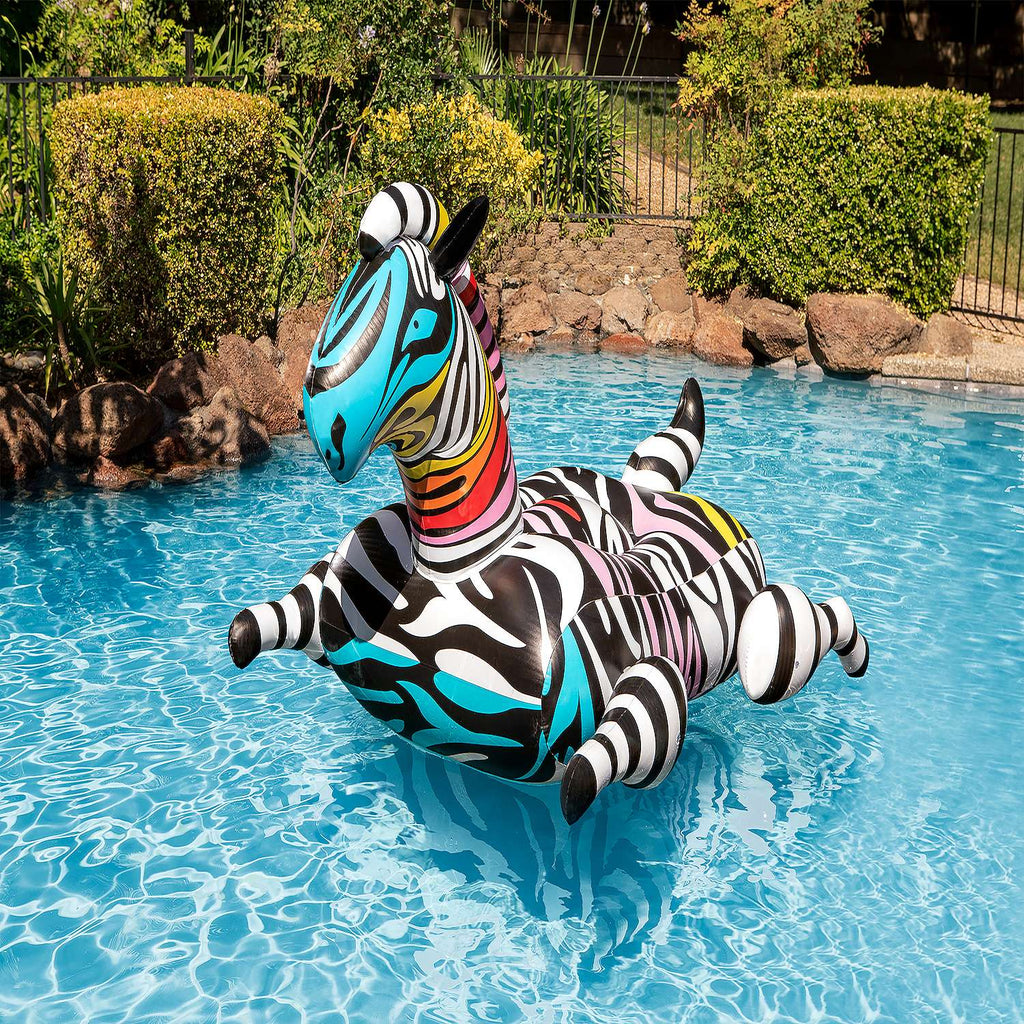 POOLMASTER ZANY ZEBRA JUMBO RIDER
