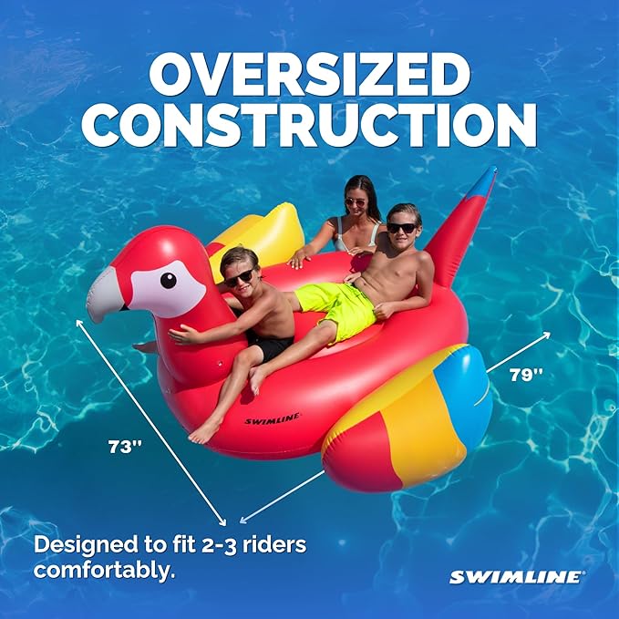 SWIMLINE GIANT RIDE-ON PARROT