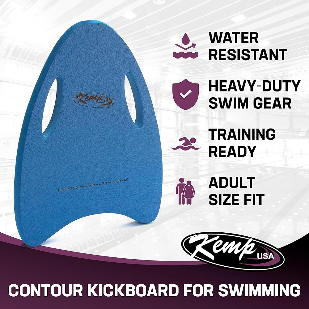 KEMP USA CONTOUR KICKBOARD WITH HANDLES
