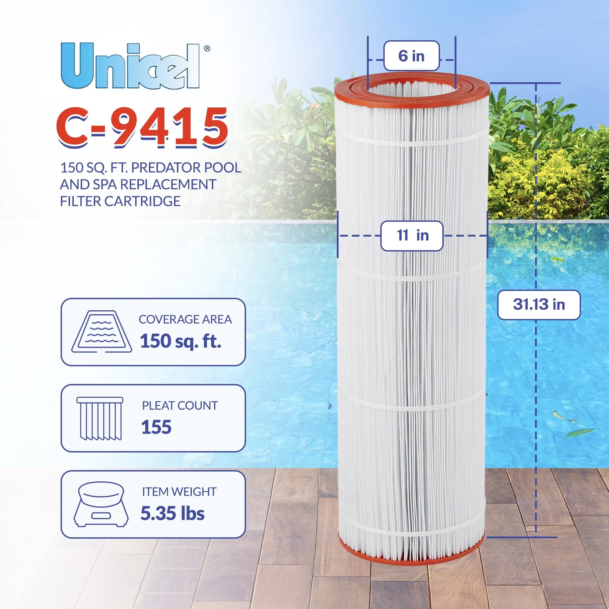 UNICEL FILTER C-9415