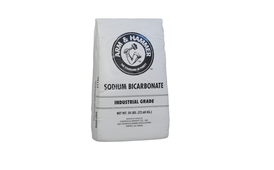 ARM & HAMMER INDUSTRIAL GRADE SODIUM BICARBONATE 50 LB