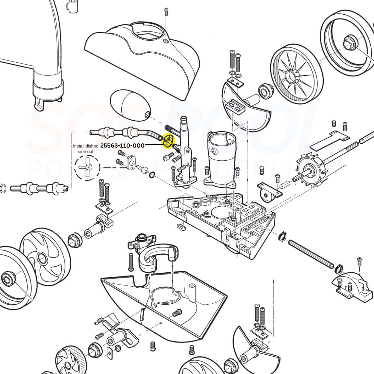 CMP SWEEP HOSE CLAMP