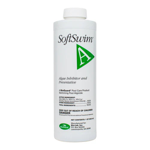BIOGUARD SOFTSWIM A ALGAE INHIBITOR & PREVENTATIVE 1 QT