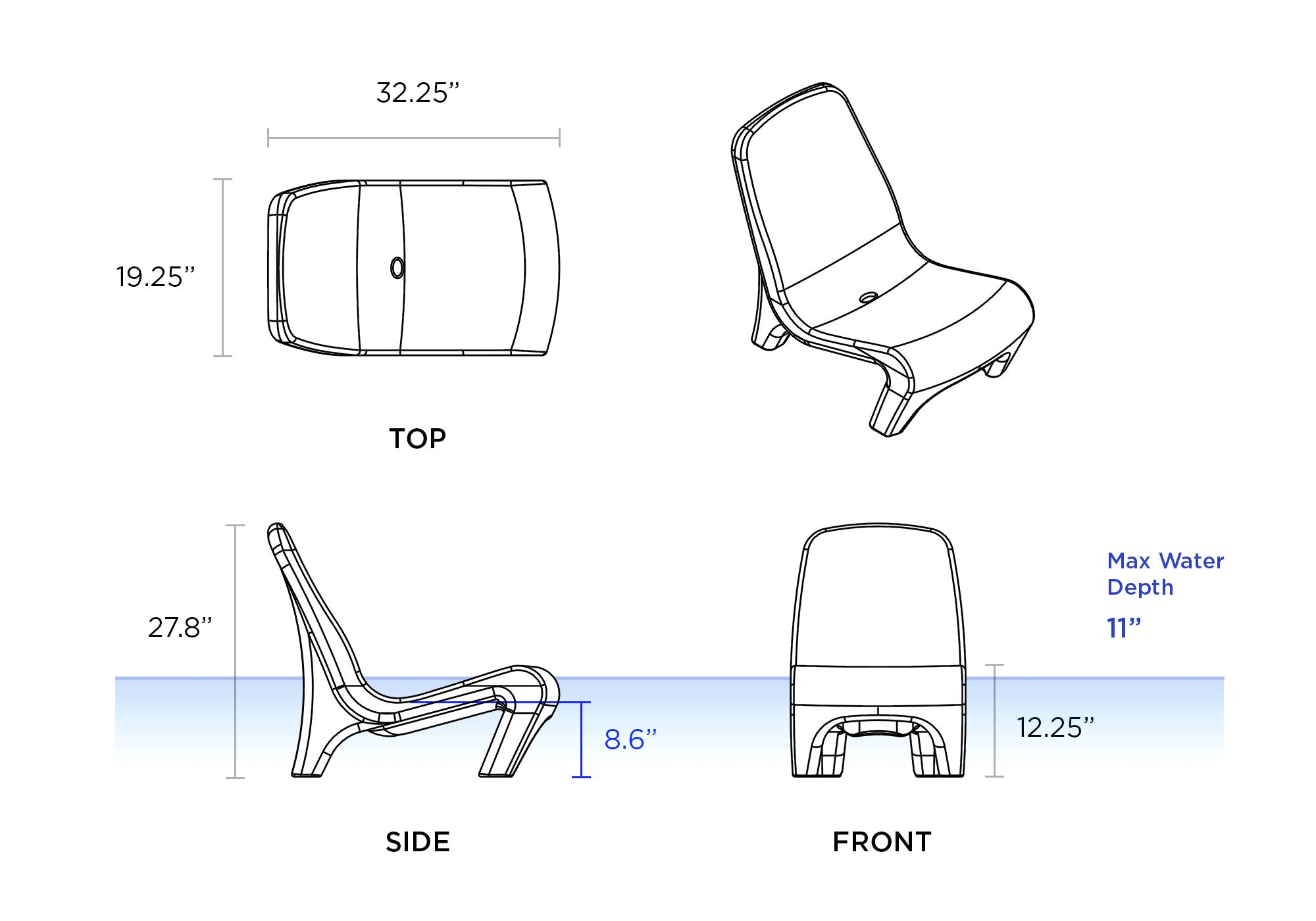 TENJAM SPLASH FREELO CHAIR