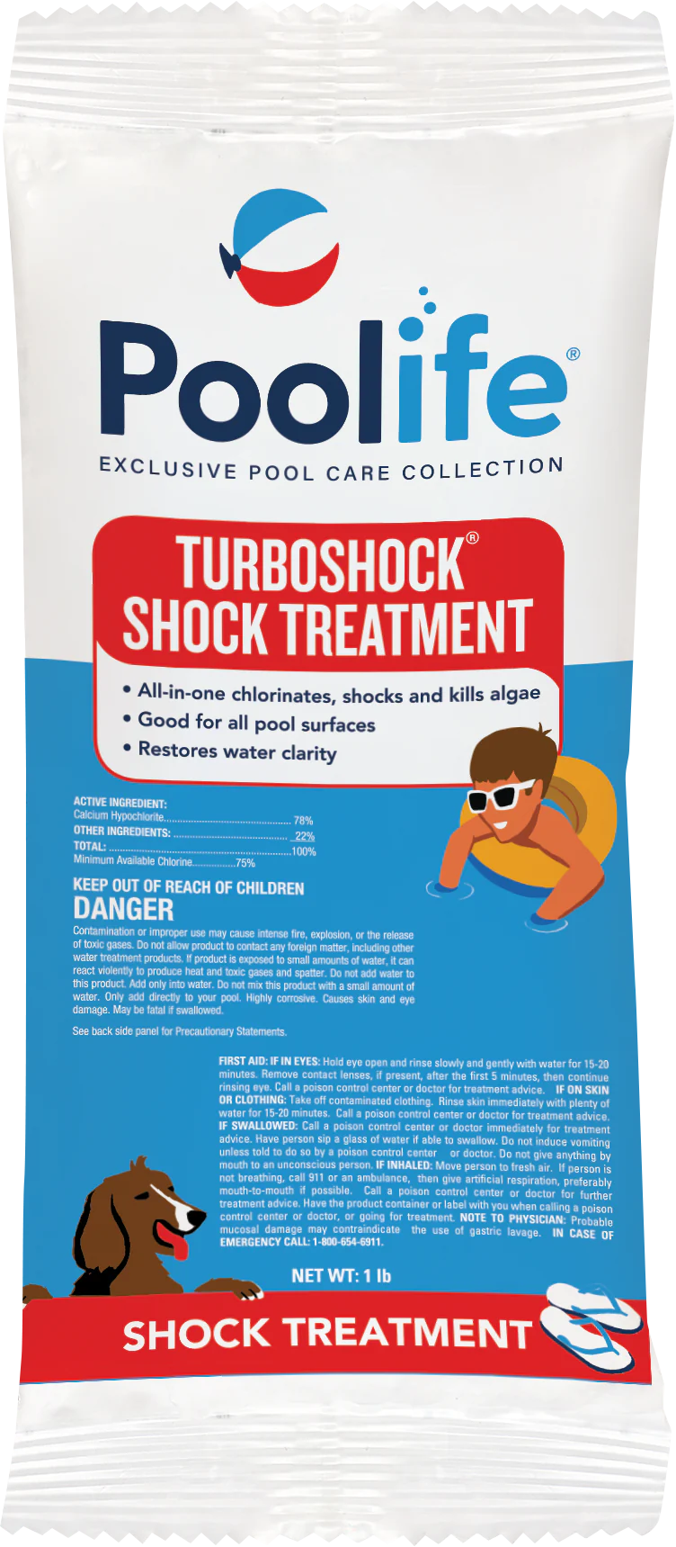 POOLIFE TURBO SHOCK 1  LB