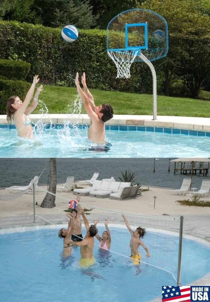 DUNN RITE BASKETBALL/VOLLEYBALL COMBO SET