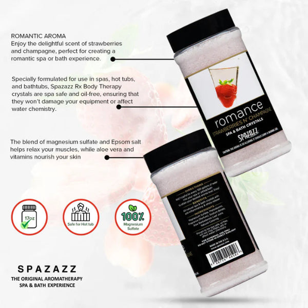 SPAZAZZ STRAWBERRIES N' CHAMPAGNE 4 OZ