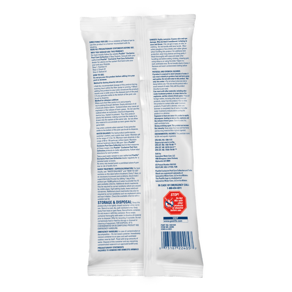 POOLIFE TURBO SHOCK 1  LB